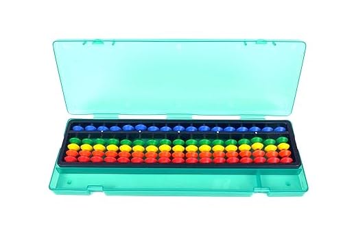 17 Rod Abacus Kit for Kids with Storage Box – Educational Math Learning Tool